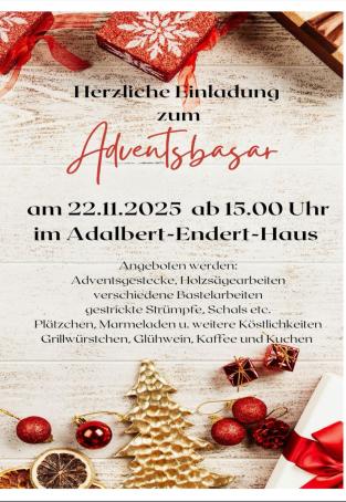 Adventsbasar zu Ewig Gebet