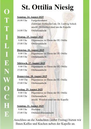 Ottilienwoche 2025