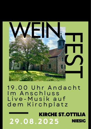 Weinfest am 29. August
