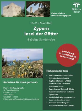 Anmeldung zur Gemeindefahrt nach Zypern